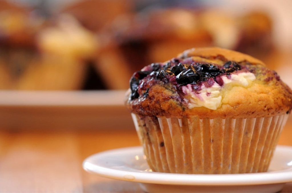 Muffin s haskapom